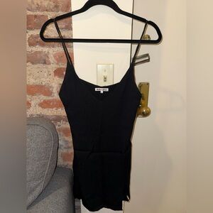 Reformation Black Mini Dress with Spaghetti Straps